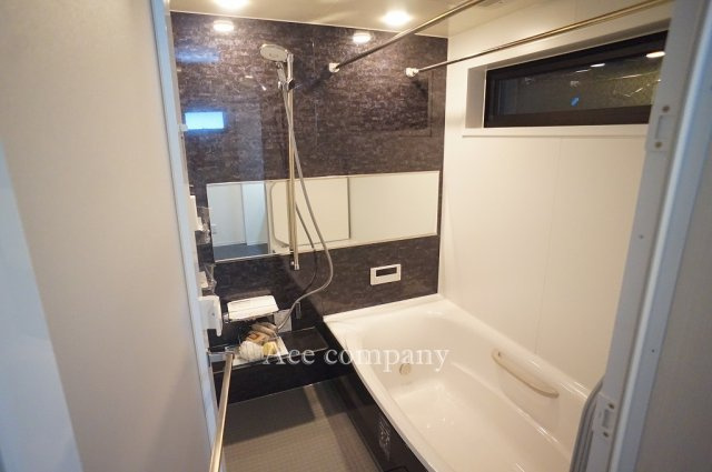 【浴室】 | 東大阪市中小阪1丁目　【1号地/全2区画】 | ツナガルde給湯器☆外出先からお風呂のお湯はり・浴室乾燥機・床暖房のON/OFF可能です☆