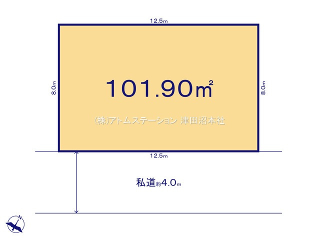 【土地図】 | アトムセレクト船橋市習志野台２０期