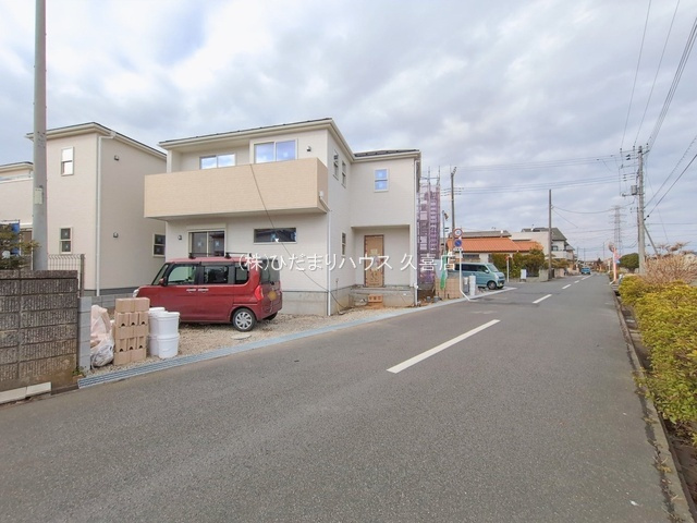 久喜栗原第2　新築一戸建て　01　リーブルガーデンの前面道路含む現地写真|2026/1/22　撮影