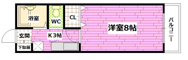 ロゼッタ石本の間取り