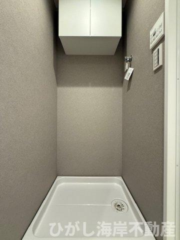 グラン・コート湘南茅ヶ崎のランドリースペース|新規リフォーム完了！　洗濯機置場