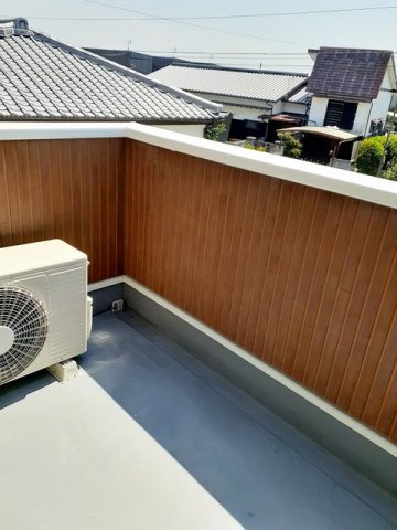 アレーズ　Ｄのバルコニー