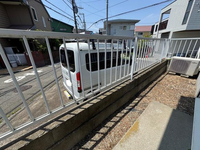 ハイムライラックＢのバルコニー