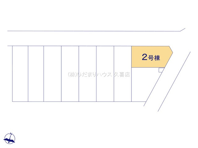 久喜栗原第2　新築一戸建て　02　リーブルガーデンの区画図|全9区画