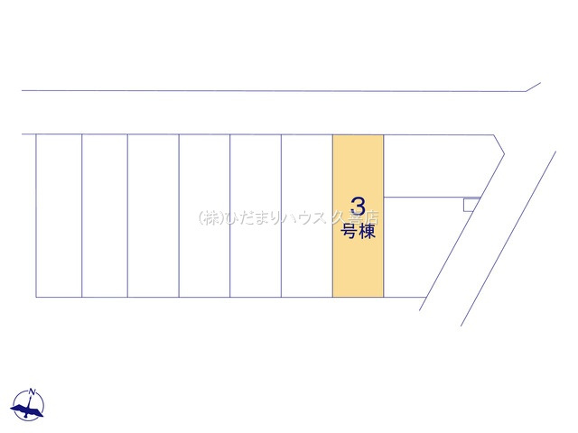 久喜栗原第2　新築一戸建て　03　リーブルガーデンの区画図|全9区画