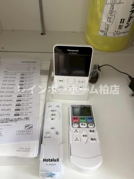 特典：仲介手数料が無料です!!のセキュリティ|モニタ付インターホンです