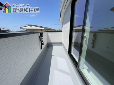 【バルコニー】 | 新築戸建　明石松が丘３丁目