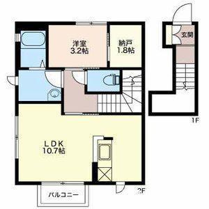 フィオーレ大潟 Ⅲの間取り