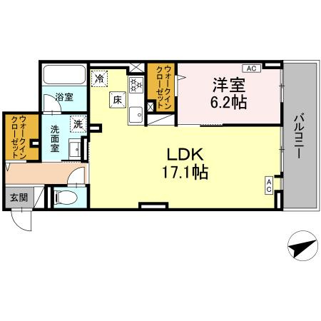 D-residence稲城の間取り