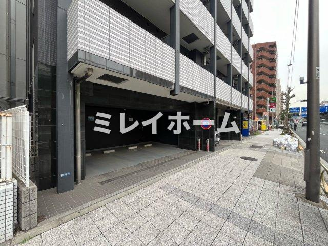 ジーベック平和島の駐車場