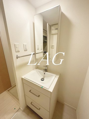 【洗面所】 | リブリ・Unitee | 独立洗面台です。