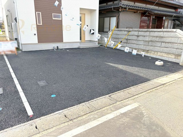 結城市結城第40　新築戸建て　1号棟の駐車場|カースペースは2台お停めいただけます♪
