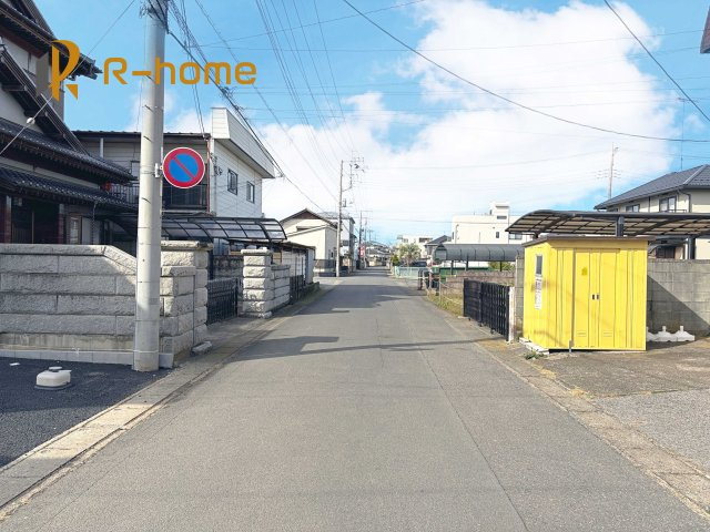 結城市結城第40　新築戸建て　1号棟の前面道路含む現地写真|堂々！建物完成♪実際のお部屋をご見学可能です♪
ご見学が一番の資料！お気軽にお問い合わせ下さい♪
