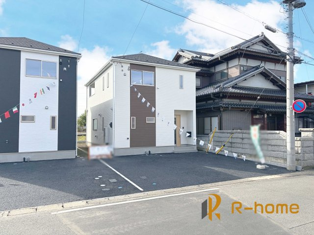 結城市結城第40　新築戸建て　1号棟の外観|ご予約を頂ければ、『平日』はもちろん『早朝』や『夜間』もご見学可能です♪お気軽にお申し付けください♪