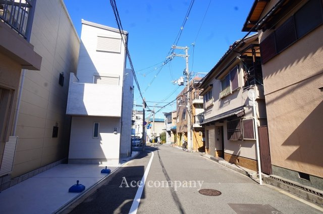【前面道路含む現地写真】 | 東住吉区針中野3丁目 | 【東側前面道路：幅員6ｍ☆】