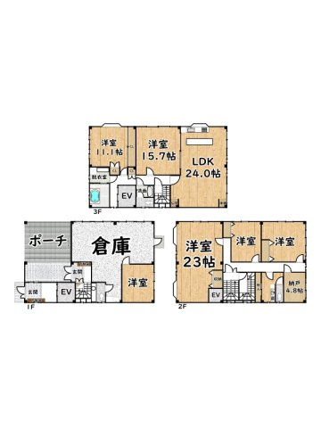 姫路市大津区真砂町/中古戸建の間取り