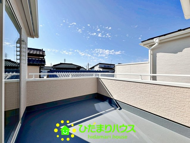 久喜栗原第2　新築一戸建て　05　リーブルガーデンのバルコニー