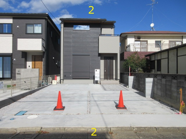 【仲介手数料無料】新築戸建　深谷市常盤町71-73（全2棟）の外観