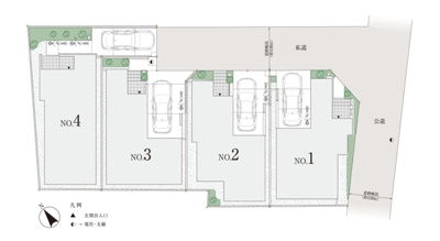 【区画図】 | 【ご内覧頂けます】練馬区南田中2丁目　新築戸建　№2 8490万円