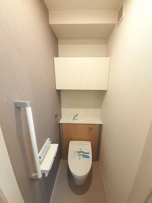 【トイレ】 | ソレアード西尾久 | 落ち着いたトイレです