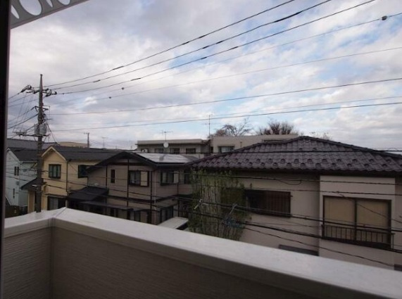 レフィナード小竹のバルコニー