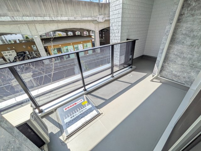 D-residence稲城のバルコニー