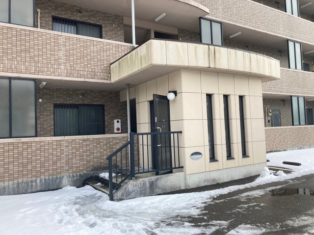 柏崎市西山町鬼王の賃貸マンションのエントランス