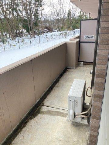 柏崎市西山町鬼王の賃貸マンションのバルコニー
