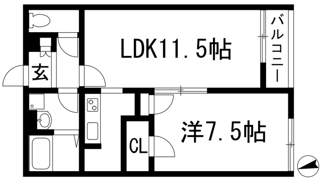 【間取り】 | レオネクスト寺本