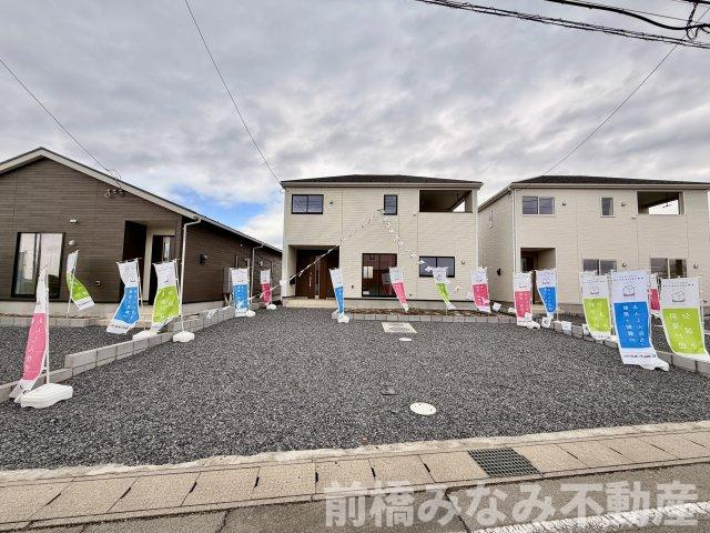 前橋市粕川町新屋第2　２号棟(全３棟)　クレイドルガーデン　新築建売分譲の外観|落ち着いた雰囲気の外観です