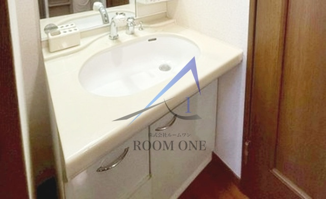 コーポ芝公園の洗面所|洗面台です。