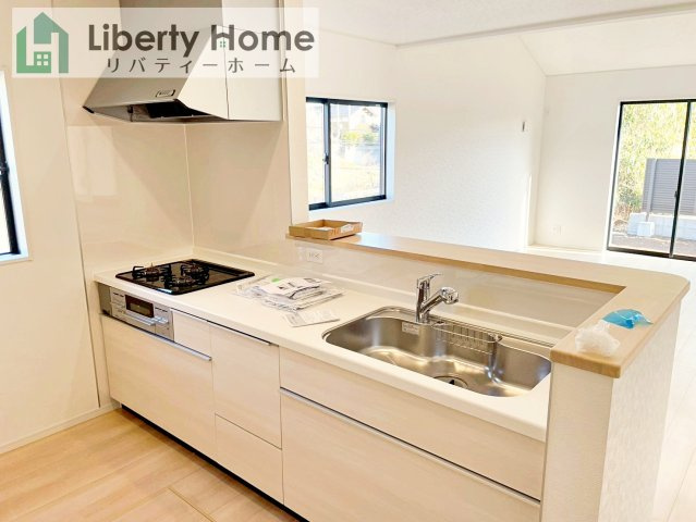 つくば市若森第1　新築戸建　3号棟のキッチン