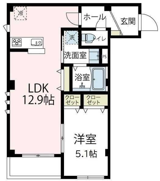 カーサ・ビオレッタの間取り|間取りです。