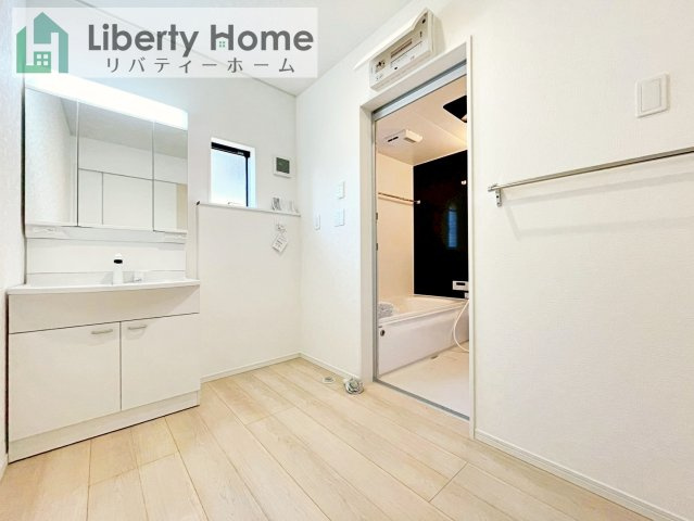 つくば市若森第1　新築戸建　4号棟の脱衣所