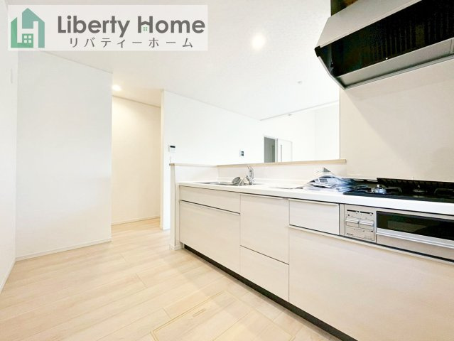 つくば市若森第1　新築戸建　4号棟のキッチン