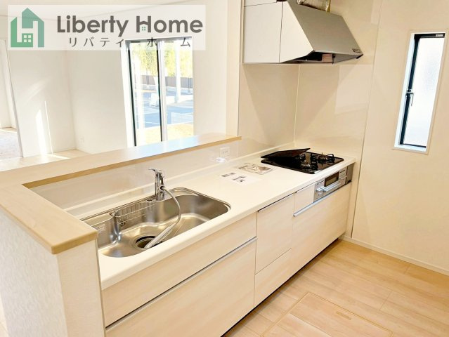 つくば市若森第1　新築戸建　5号棟のキッチン