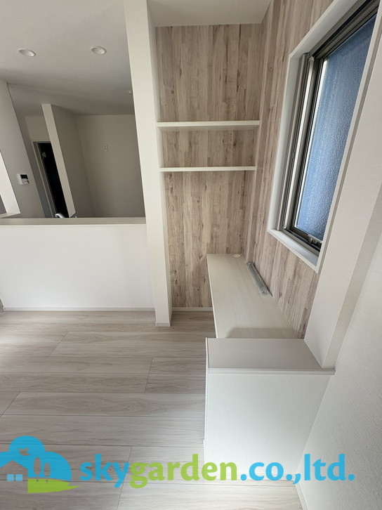 藤沢市善行1期　新築戸建　全3棟3号棟の玄関|シンプルで使いやすい玄関です