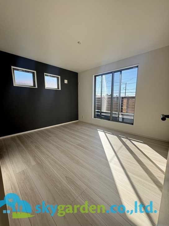 藤沢市善行1期　新築戸建　全3棟3号棟の洋室|使い勝手のいい洋室です