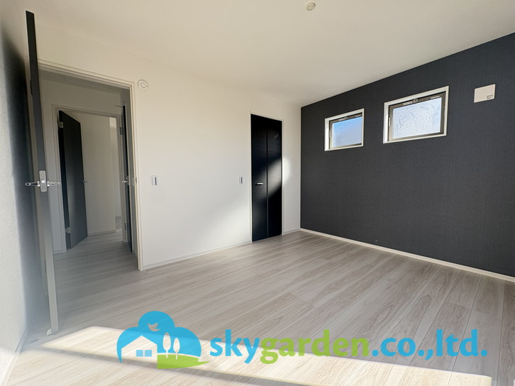 藤沢市善行1期　新築戸建　全3棟3号棟の洋室|広々とした洋室です