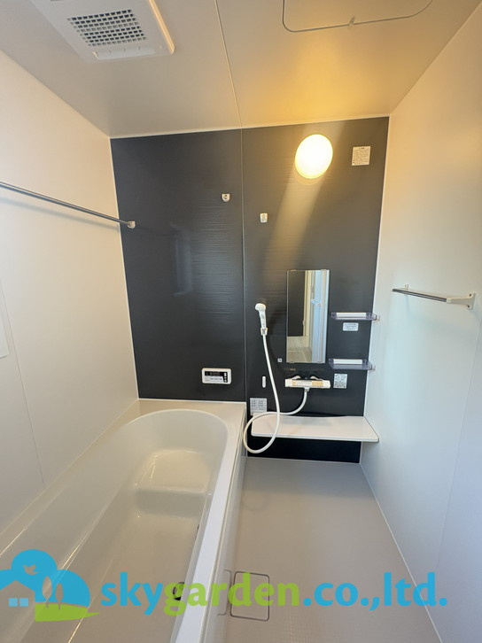 藤沢市善行1期　新築戸建　全3棟3号棟の浴室|ゆったり過ごせるお風呂です