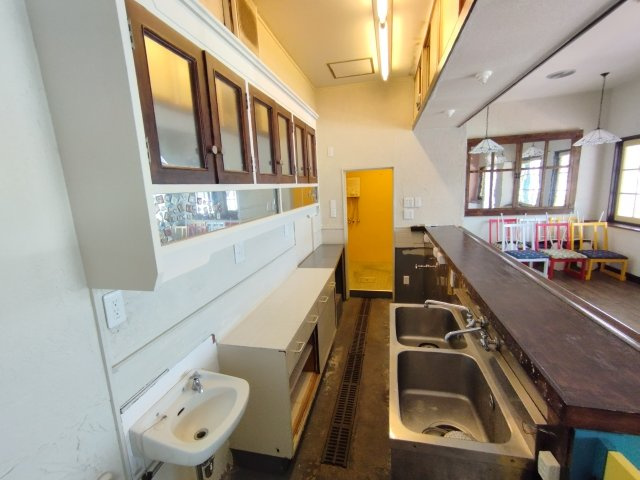 細川町店舗のキッチン