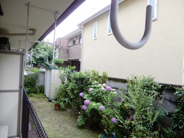 ルミエールの展望|庭が目の前にあります。
