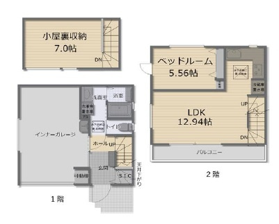 【サンスターホーム】あきる野市小中野　新築未入居住宅の間取り