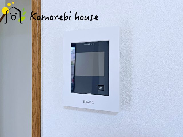 さいたま市見沼区御蔵　中古一戸建ての防犯設備|モニター付インターフォンです
