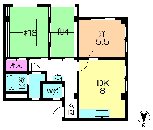 【間取り】 | レインボーマンション中山