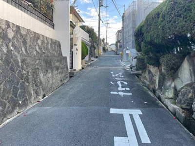 【前面道路含む現地写真】 | 枚方市印田町　土地