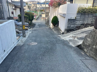 【前面道路含む現地写真】 | 枚方市印田町　土地