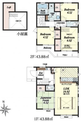 西東京市泉町3丁目　土地　西武池袋線　保谷の参考プラン