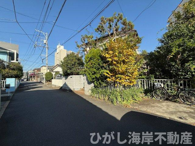 茅ヶ崎市幸町 　売地の前面道路含む現地写真|現地外観