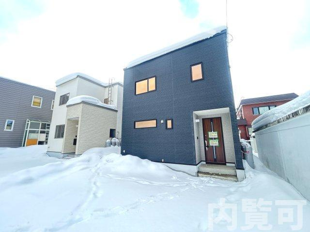 【新築戸建】札幌市南区川沿11条1丁目2棟の居間・リビング|同仕様物件